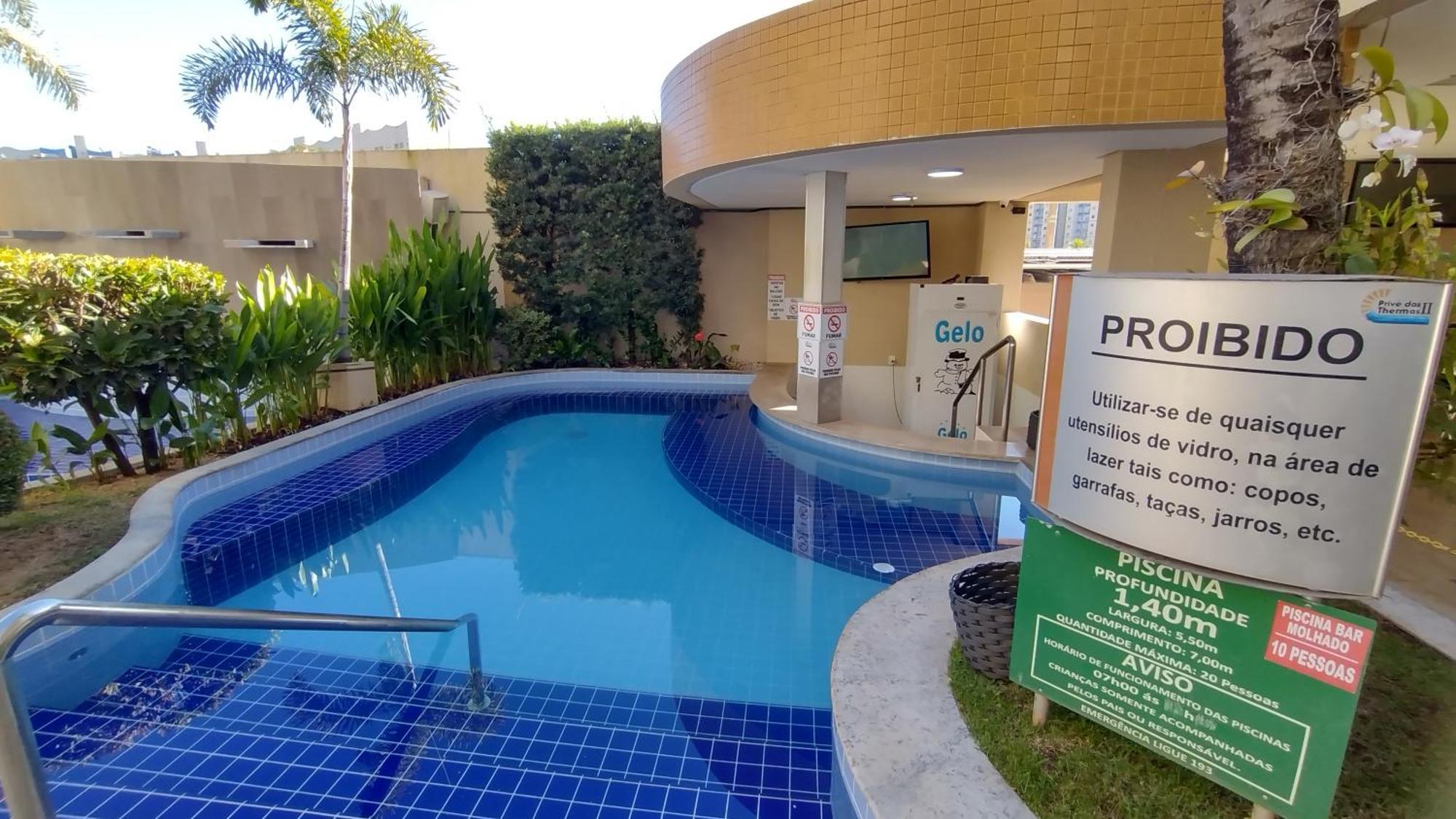 Prive Das Thermas II Caldas Novas - Achei Ferias - Com Roupa De Cama Екстер'єр фото